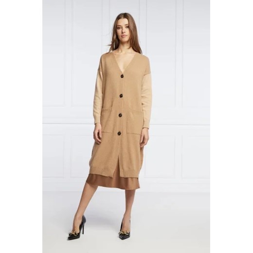 Pinko Wełniany kardigan KOREM | Relaxed fit Pinko S okazja Gomez Fashion Store