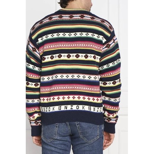 Kenzo Wełniany sweter | Regular Fit Kenzo M promocja Gomez Fashion Store