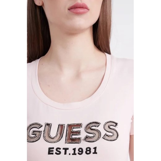 Bluzka damska Guess różowa letnia 