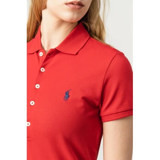 POLO RALPH LAUREN Polo Julie | Slim Fit | pique Polo Ralph Lauren L wyprzedaż Gomez Fashion Store