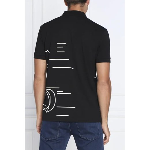 T-shirt męski BOSS HUGO bawełniany czarny z krótkim rękawem