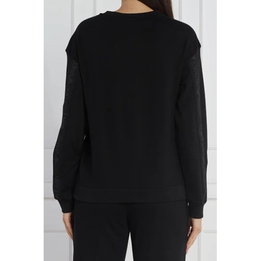 Emporio Armani bluza damska z wiskozy jesienna