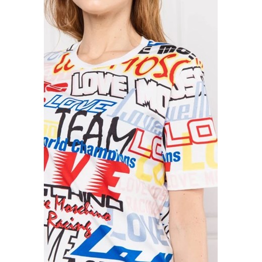 Love Moschino T-shirt | Regular Fit Love Moschino 36 promocja Gomez Fashion Store