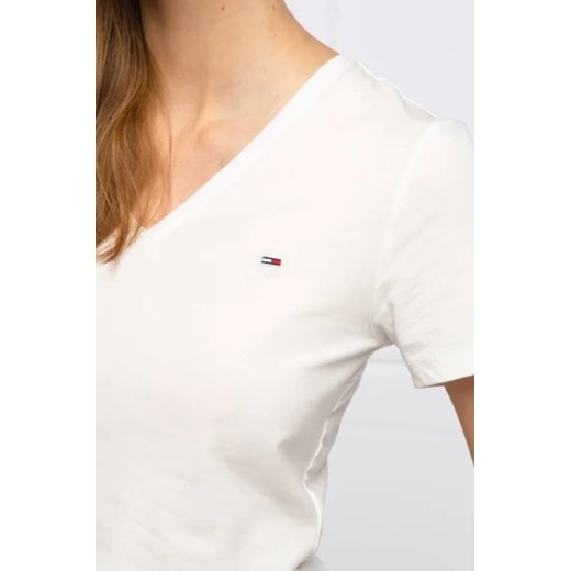 Bluzka damska Tommy Jeans z elastanu
