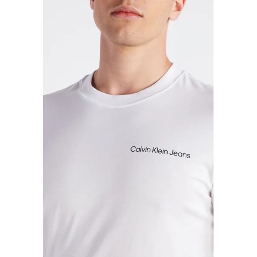 T-shirt męski Calvin Klein jesienny z długim rękawem 