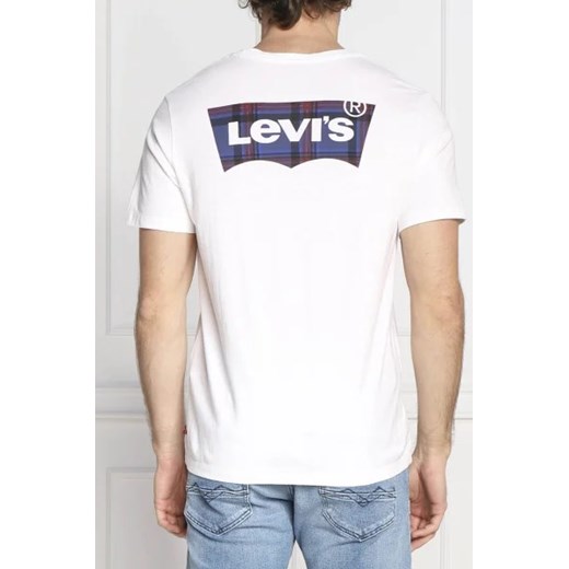 T-shirt męski Levi's biały z krótkimi rękawami 
