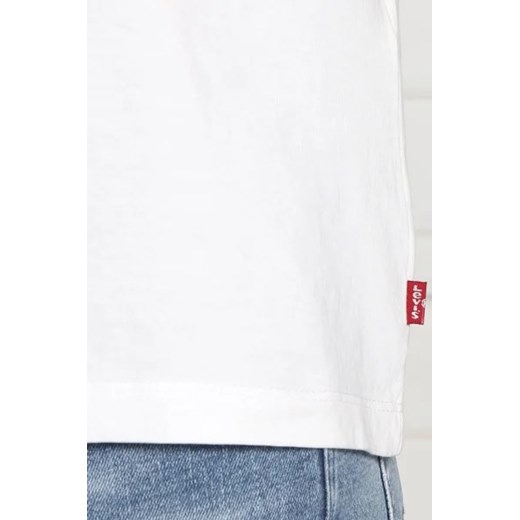 T-shirt męski Levi's na wiosnę biały z krótkimi rękawami 