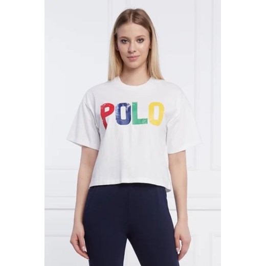 POLO RALPH LAUREN T-shirt | Cropped Fit Polo Ralph Lauren M wyprzedaż Gomez Fashion Store