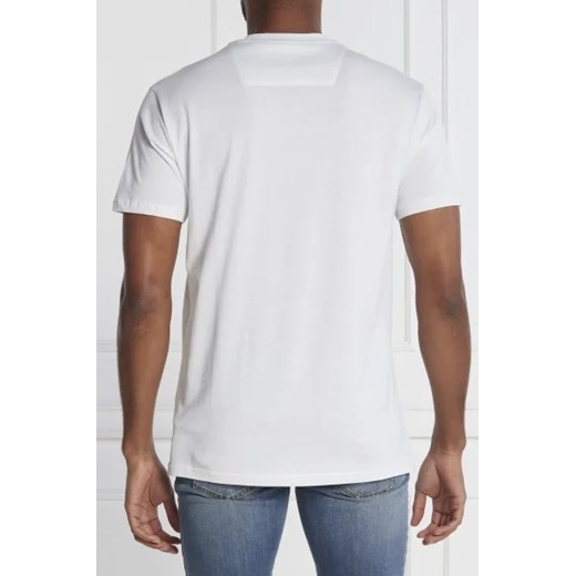 T-shirt męski biały z krótkimi rękawami 