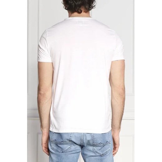 T-shirt męski biały Guess