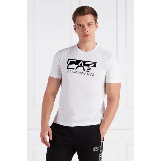 EA7 T-shirt | Regular Fit L promocja Gomez Fashion Store