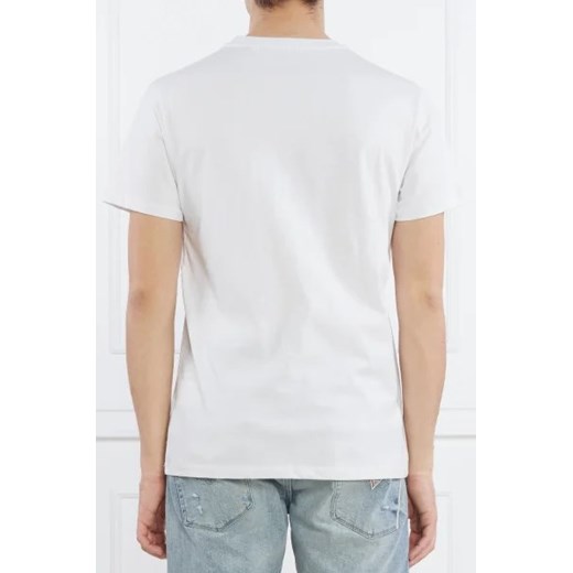 T-shirt męski biały Guess z krótkim rękawem 