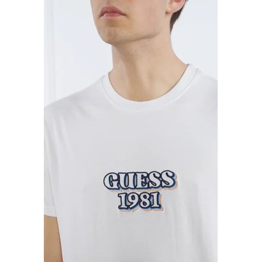 GUESS JEANS T-shirt SS CN GUESS EMBRO BO | Regular Fit S Gomez Fashion Store okazja