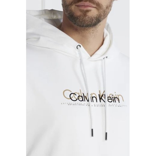 Calvin Klein Bluza DOUBLE FLOCK LOGO HOODIE | Regular Fit Calvin Klein XXL Gomez Fashion Store