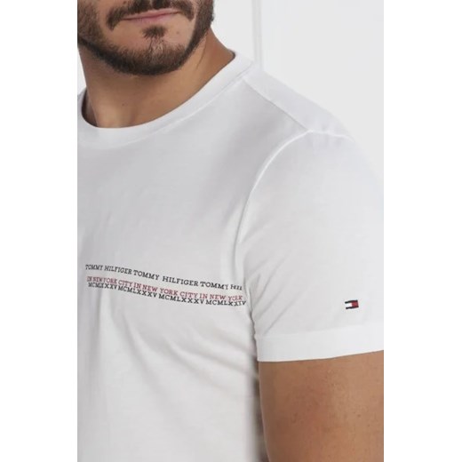 Tommy Hilfiger T-shirt SMALL CHEST STRIPE MONOTYPE TEE | Slim Fit Tommy Hilfiger XXXL okazyjna cena Gomez Fashion Store
