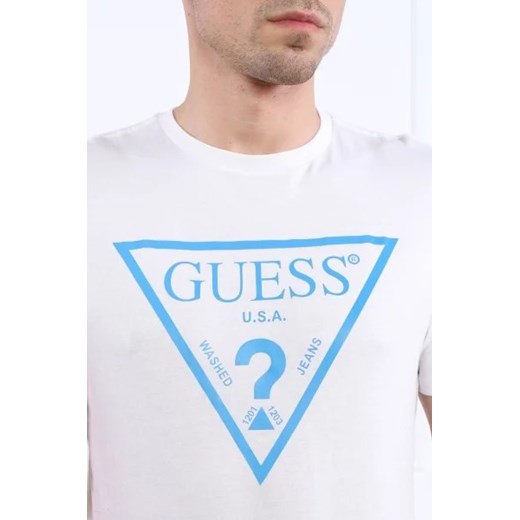 T-shirt męski Guess z krótkim rękawem 