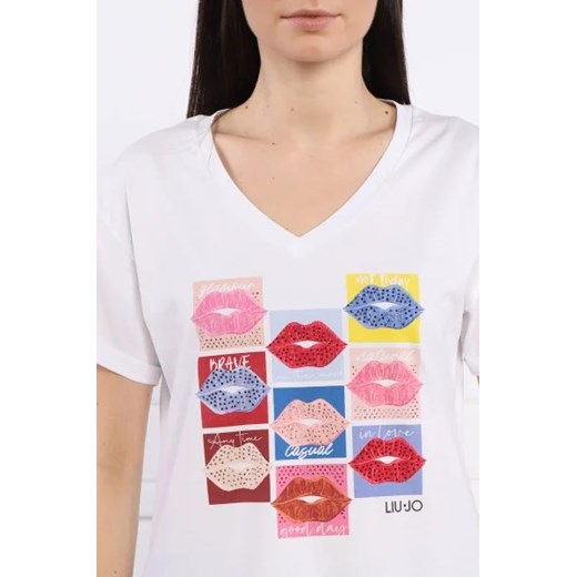 Liu Jo T-shirt | Regular Fit Liu Jo S okazja Gomez Fashion Store
