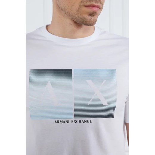 T-shirt męski Armani Exchange młodzieżowy 