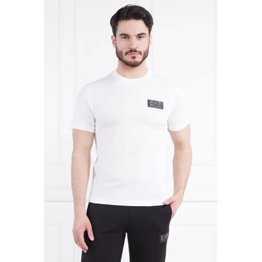 T-shirt męski Emporio Armani biały z krótkim rękawem