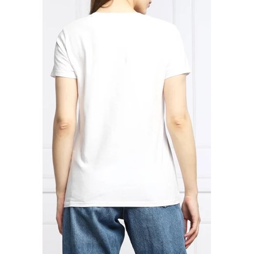Bluzka damska Levi's z napisami z krótkim rękawem bawełniana