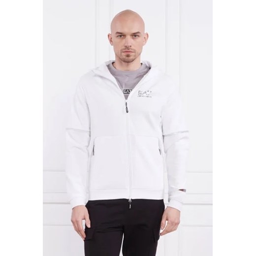 Bluza męska Emporio Armani z bawełny na jesień biała casual
