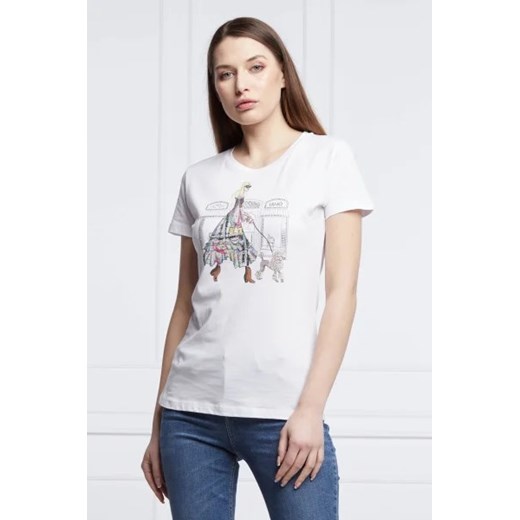Liu Jo T-shirt | Regular Fit Liu Jo XS wyprzedaż Gomez Fashion Store