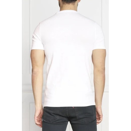 T-shirt męski Guess biały z krótkimi rękawami
