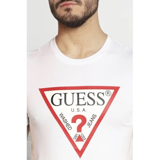 T-shirt męski Guess z krótkimi rękawami