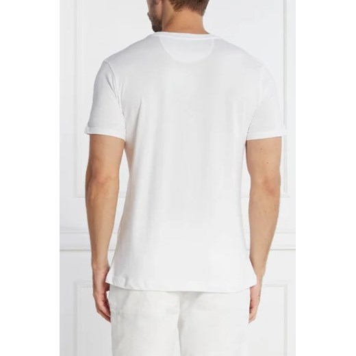 T-shirt męski La Martina biały z krótkim rękawem 
