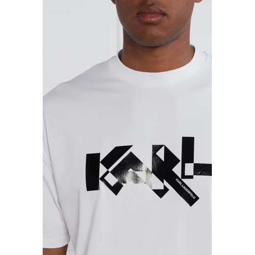 T-shirt męski Karl Lagerfeld z krótkimi rękawami