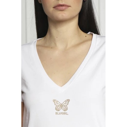 BluGirl Blumarine T-shirt | Regular Fit Blugirl Blumarine 40 okazyjna cena Gomez Fashion Store