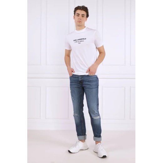Karl Lagerfeld T-shirt CREWNECK | Regular Fit Karl Lagerfeld S okazja Gomez Fashion Store