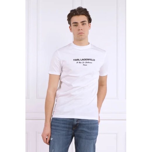 Karl Lagerfeld T-shirt CREWNECK | Regular Fit Karl Lagerfeld XXL wyprzedaż Gomez Fashion Store