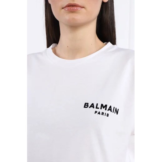 Balmain T-shirt | Cropped Fit M promocja Gomez Fashion Store