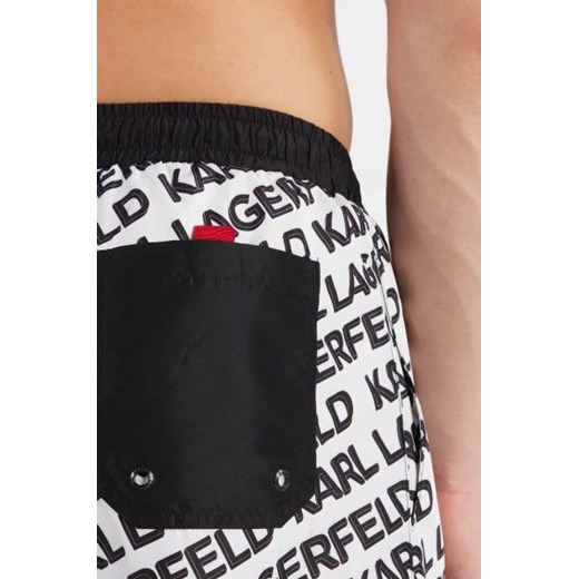 Karl Lagerfeld Szorty kąpielowe diagonal aop med boardshorts | Regular Fit Karl Lagerfeld XL okazja Gomez Fashion Store