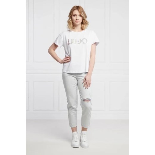 Liu Jo T-shirt | Regular Fit Liu Jo S wyprzedaż Gomez Fashion Store