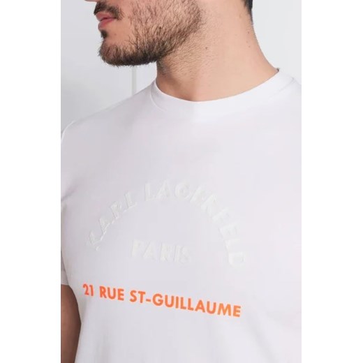 T-shirt męski Karl Lagerfeld z krótkim rękawem