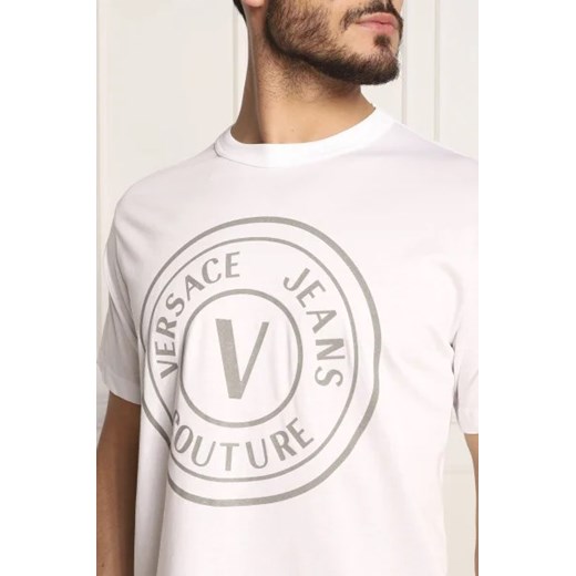 T-shirt męski Versace Jeans z napisami