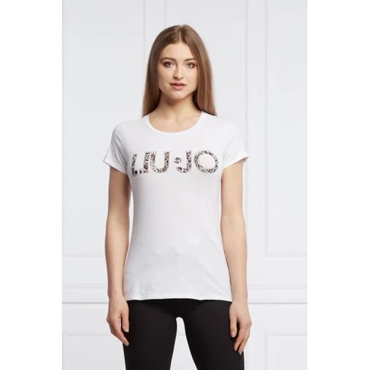 Liu Jo Beachwear T-shirt | Regular Fit M okazyjna cena Gomez Fashion Store