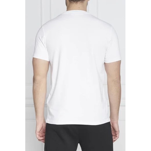 Karl Lagerfeld t-shirt męski na wiosnę biały z krótkim rękawem 