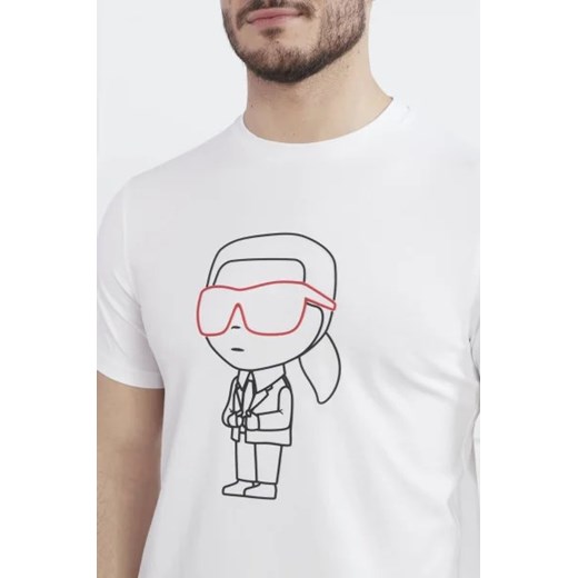 Karl Lagerfeld T-shirt | Regular Fit Karl Lagerfeld L okazyjna cena Gomez Fashion Store