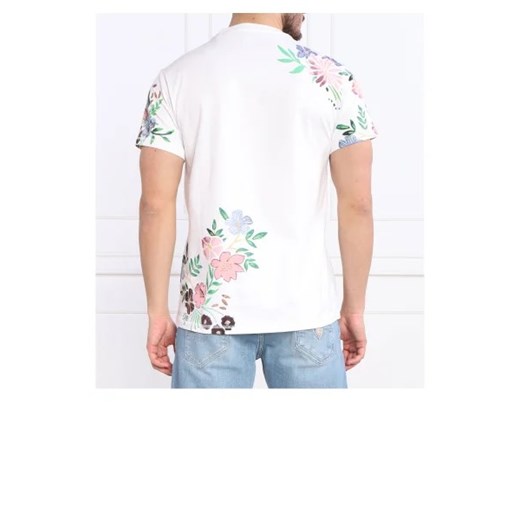 T-shirt męski biały Guess z krótkim rękawem