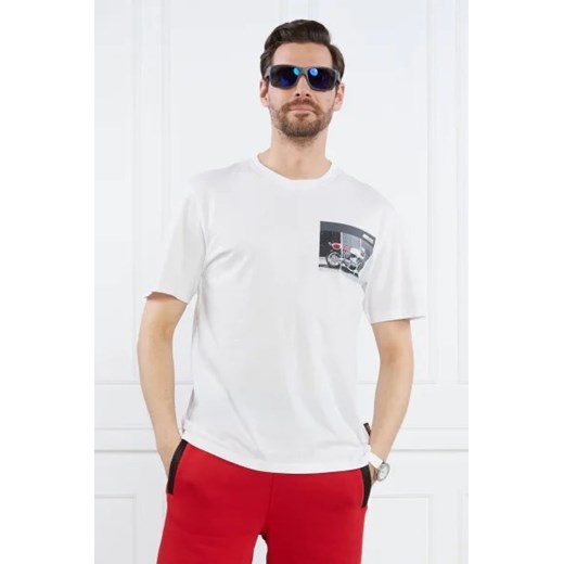 T-shirt męski BOSS HUGO z bawełny casual z krótkimi rękawami