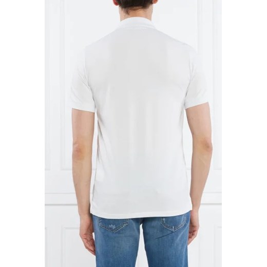 Biały t-shirt męski Karl Lagerfeld z krótkim rękawem