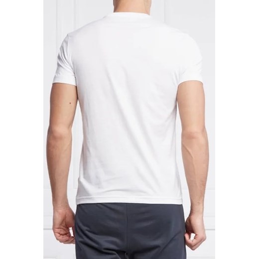 T-shirt męski Emporio Armani z krótkimi rękawami biały casual 