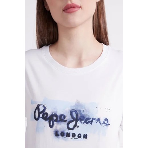 Pepe Jeans London T-shirt GOLDIE | Regular Fit XS okazja Gomez Fashion Store