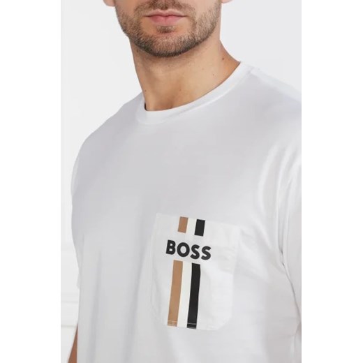 T-shirt męski BOSS HUGO casual z krótkimi rękawami 