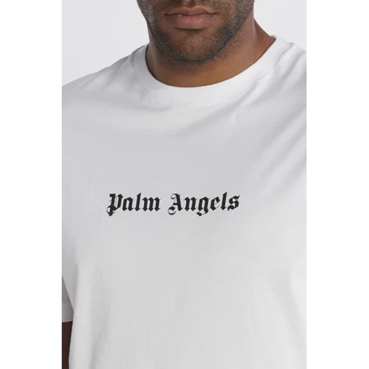Biały t-shirt męski Palm Angels 
