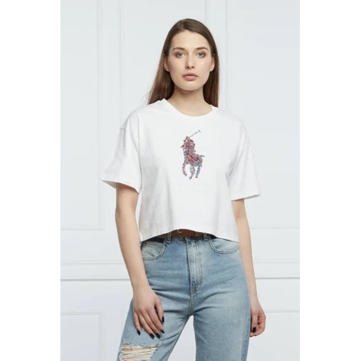POLO RALPH LAUREN T-shirt | Cropped Fit Polo Ralph Lauren XL Gomez Fashion Store promocyjna cena