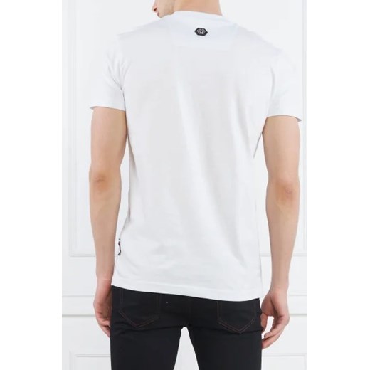 T-shirt męski biały bawełniany